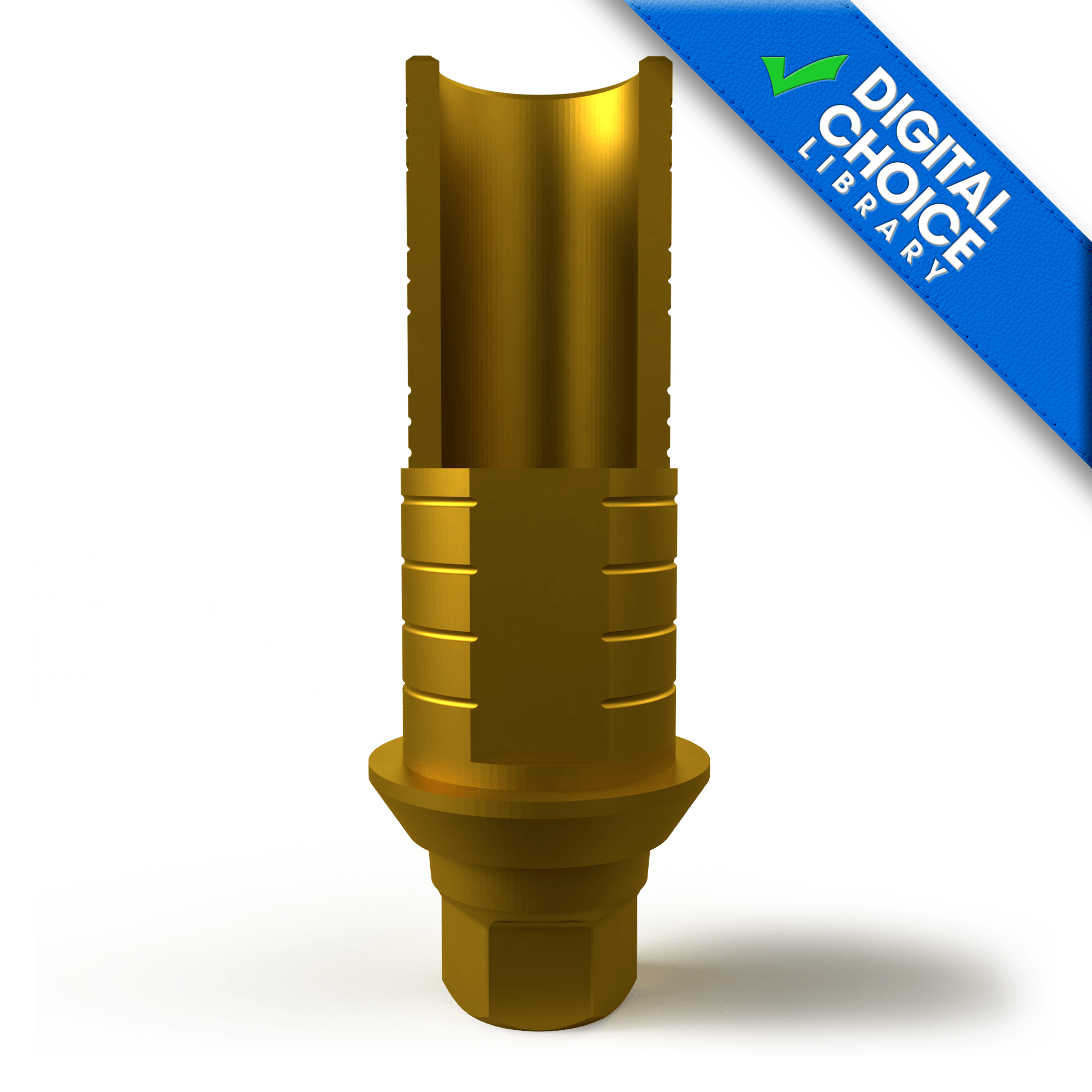 ASC MegaGen AnyRidge®-compatible X 9mm Engaging Titanium Base
