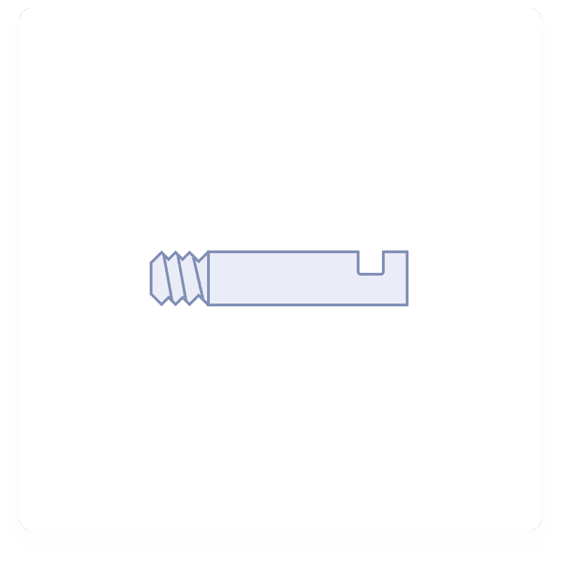 Internal Hex Tube and Screw System