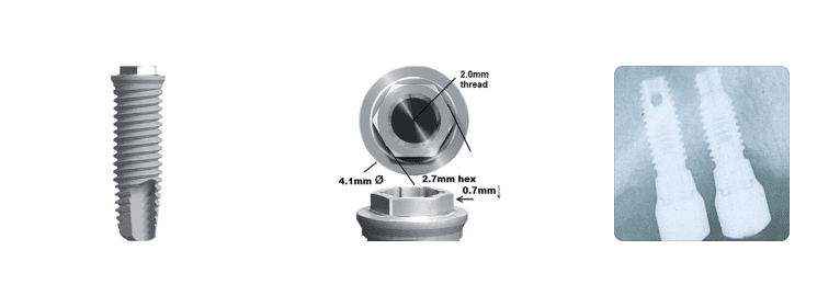 Parallel/Tapered External Hex RP