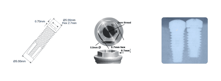 Parallel Tapered External Hex WP