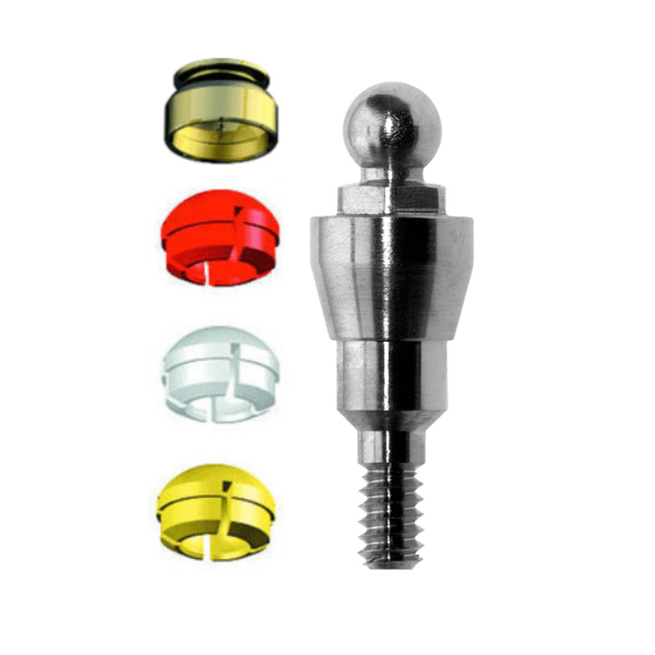 Straumann® BL RC-compatible Clix Complete Ball Abutment 1mm