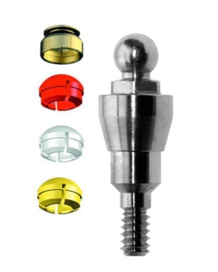 Straumann® BL RC-compatible Clix Complete Ball Abutment 2mm