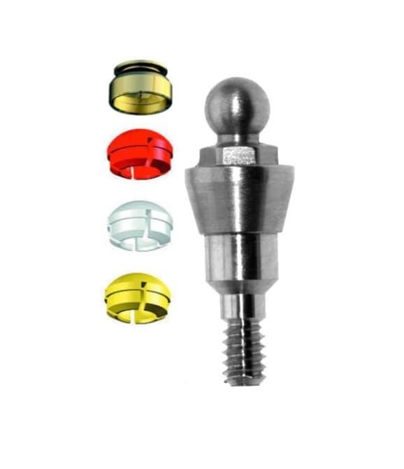 Straumann® BL RC-compatible Clix Complete Ball Abutment 4mm