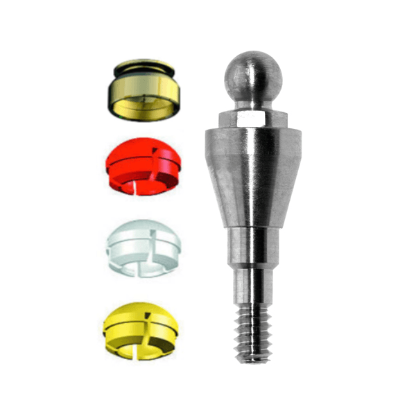 Straumann® BL NC-compatible Clix Complete Ball Abutment 2mm