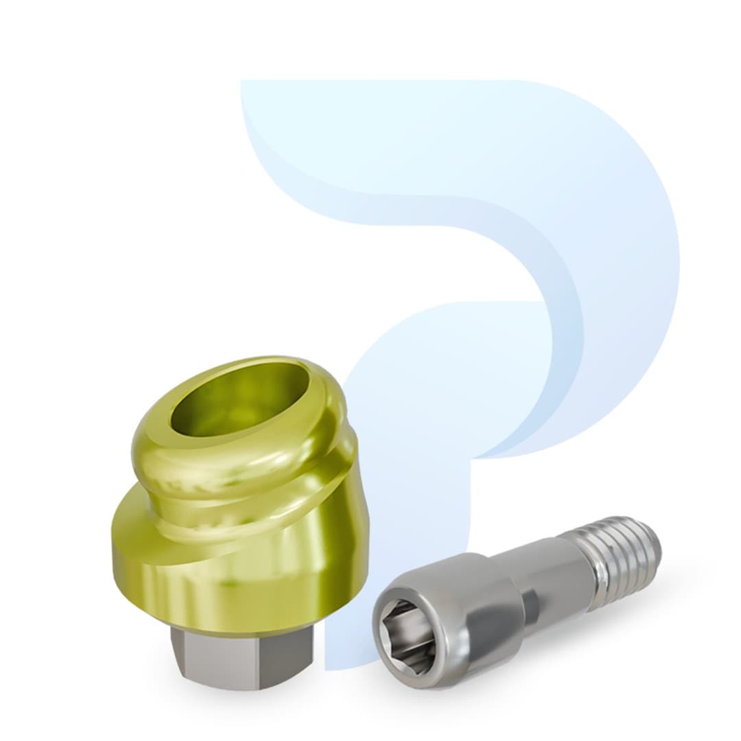 PreatLoc™ Zimmer™ TSV-compatible 4.5mm 18° Angled Abutment 1mm