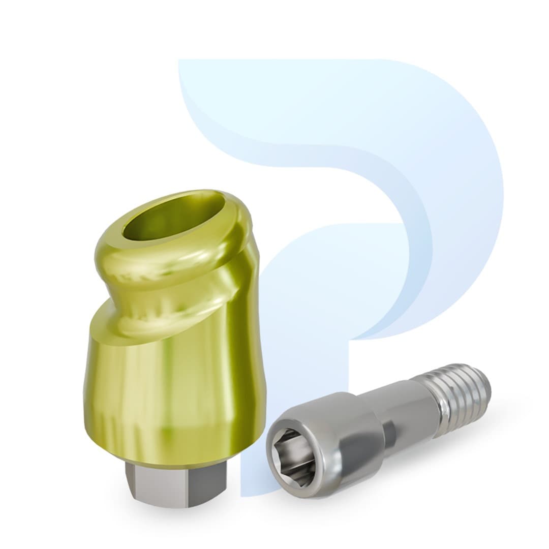 PreatLoc™ Zimmer™ TSV-compatible 4.5mm 18° Angled Abutment 3mm