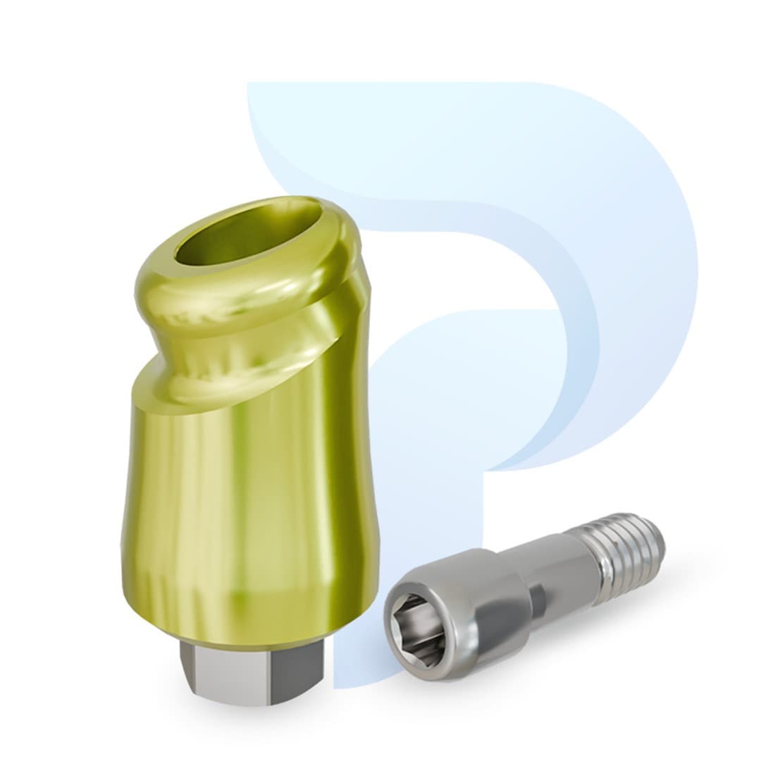 PreatLoc™ Zimmer™ TSV-compatible 4.5mm 18° Angled Abutment 4mm