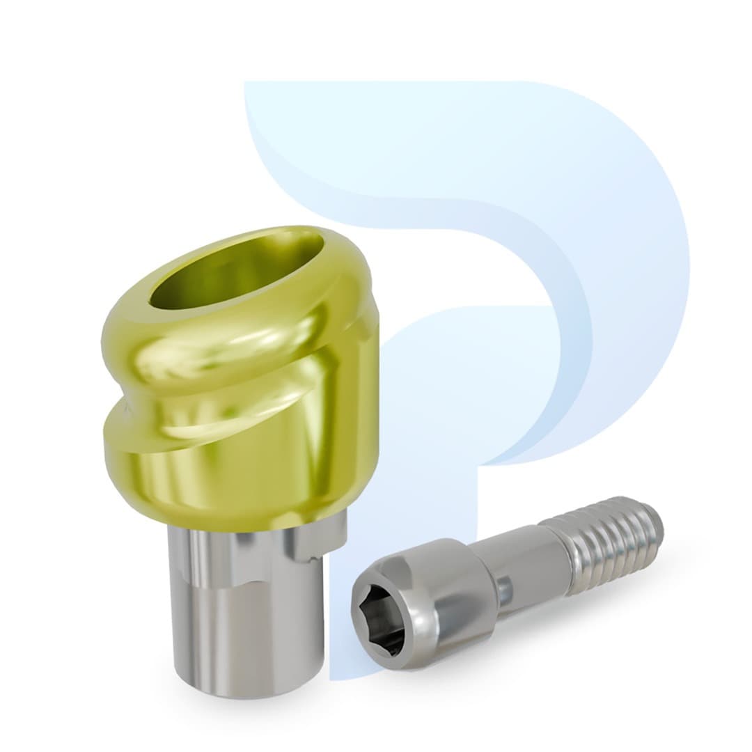 PreatLoc™ NobelBiocare™ Tri-Lobe-compatible NP 18° Angled Abutment 1mm