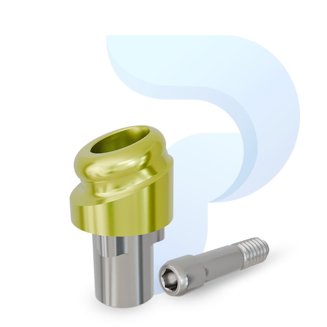 PreatLoc™ NobelBiocare™ Tri-Lobe-compatible RP 18° Angled Abutment 1mm