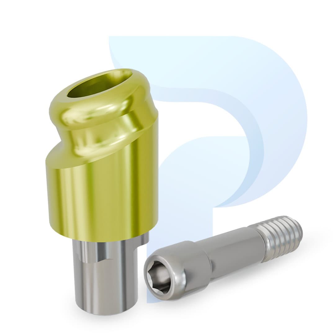 PreatLoc™ NobelBiocare™ Tri-Lobe-compatible RP 18° Angled Abutment 3mm