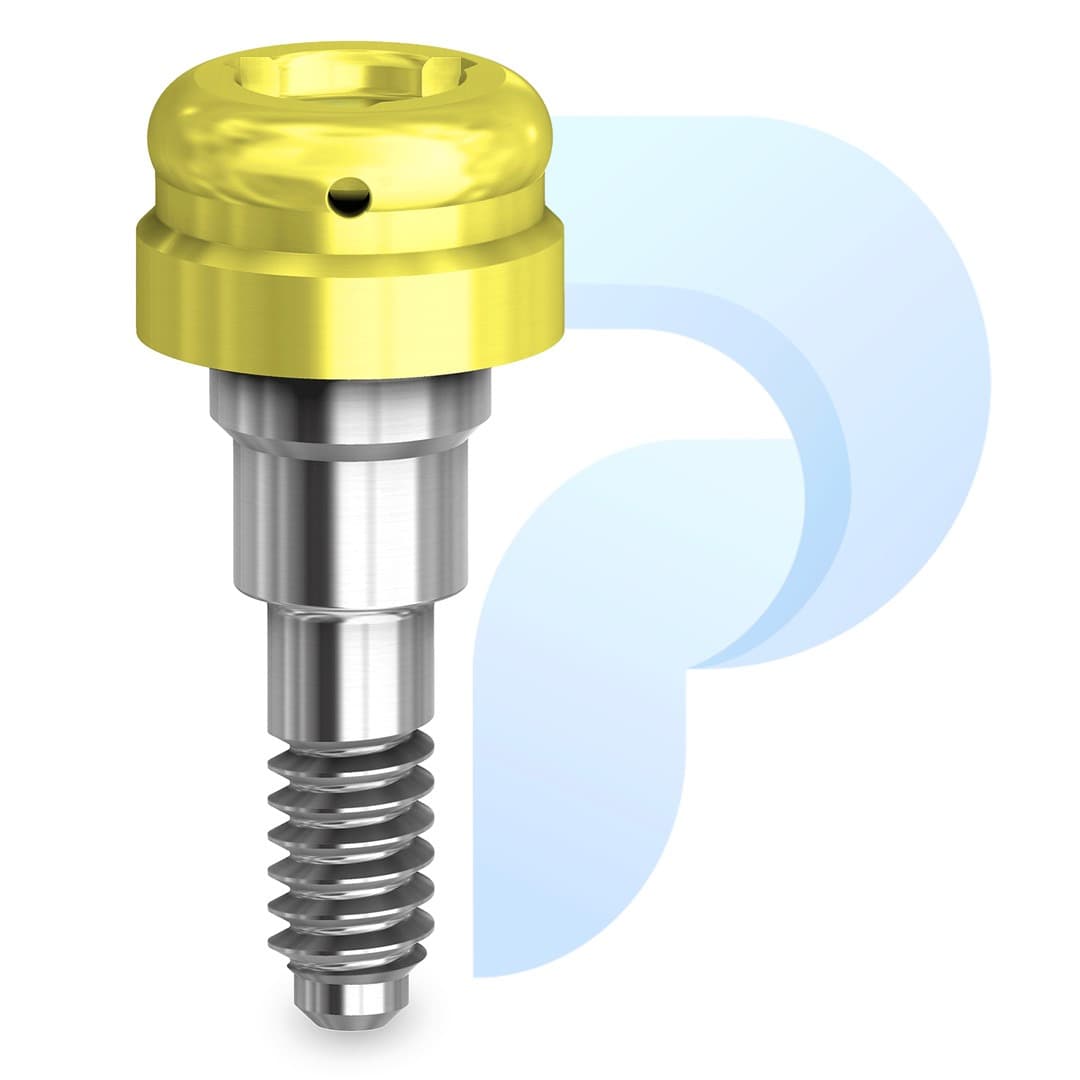 PreatLoc™ Biomet 3i Certain™-compatible 3.4mm Abutment 1mm