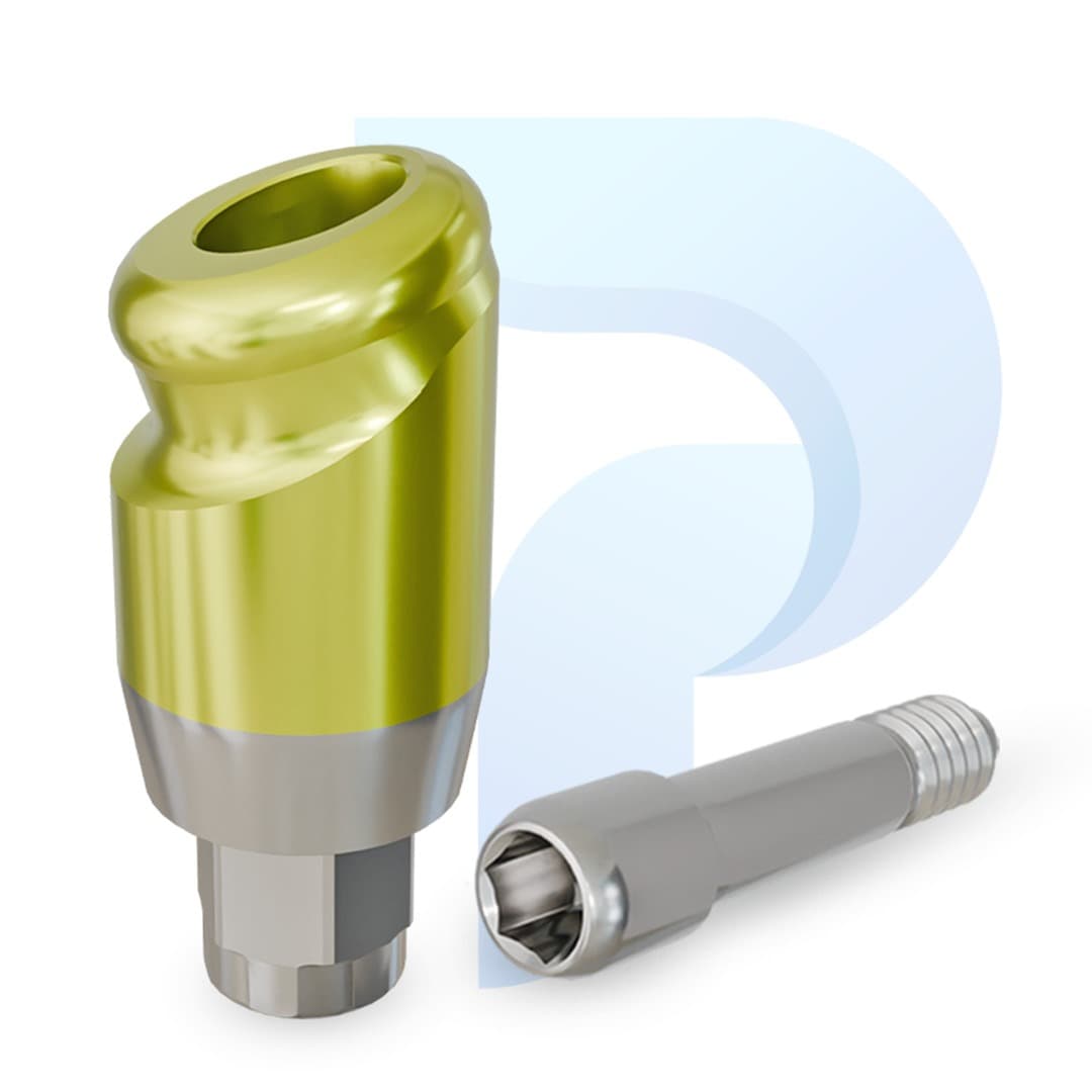 PreatLoc™ Biomet 3i Certain™-compatible 3.4mm 18° Angled Abutment 4mm