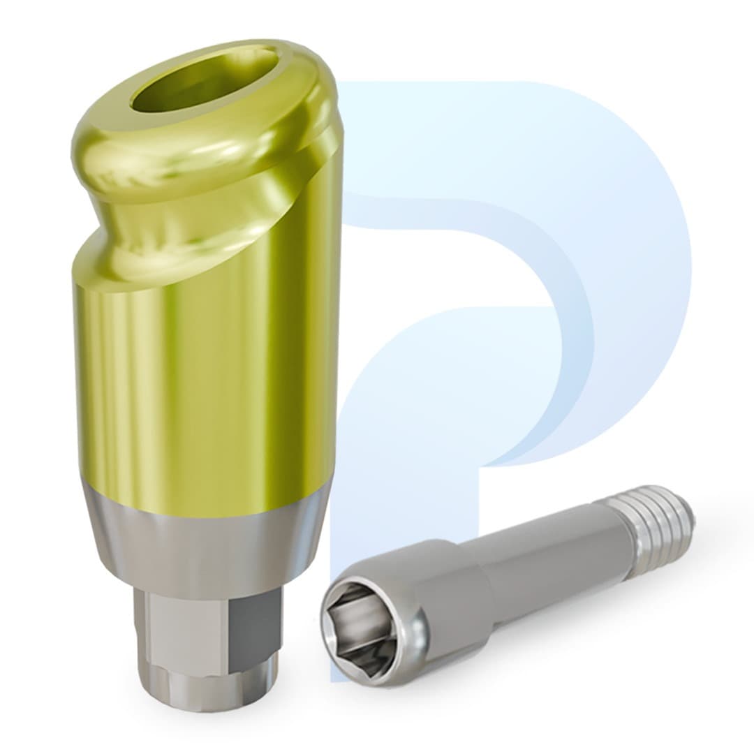 PreatLoc™ Biomet 3i Certain™-compatible 3.4mm 18° Angled Abutment 5mm