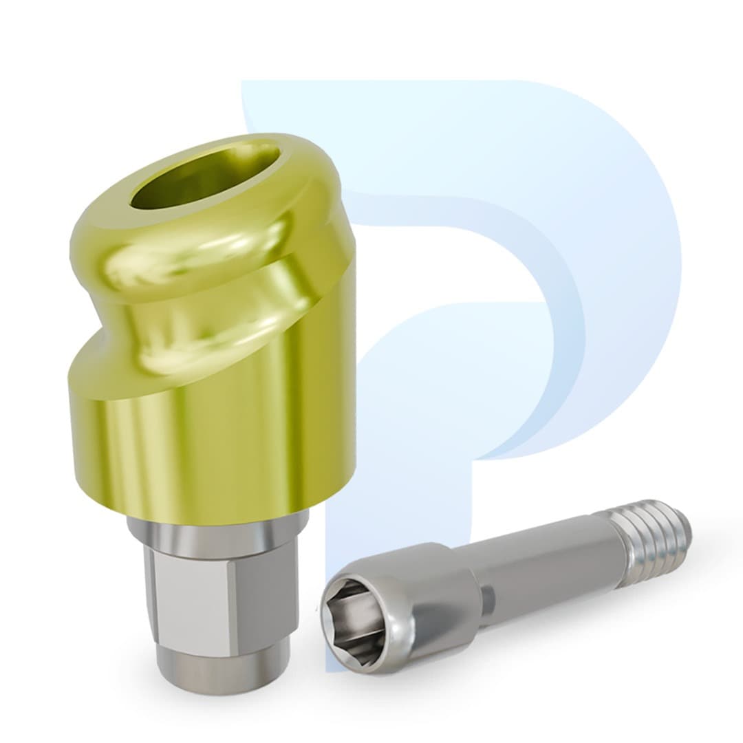 PreatLoc™ Biomet 3i Certain™-compatible 4.1mm 18° Angled Abutment 2mm