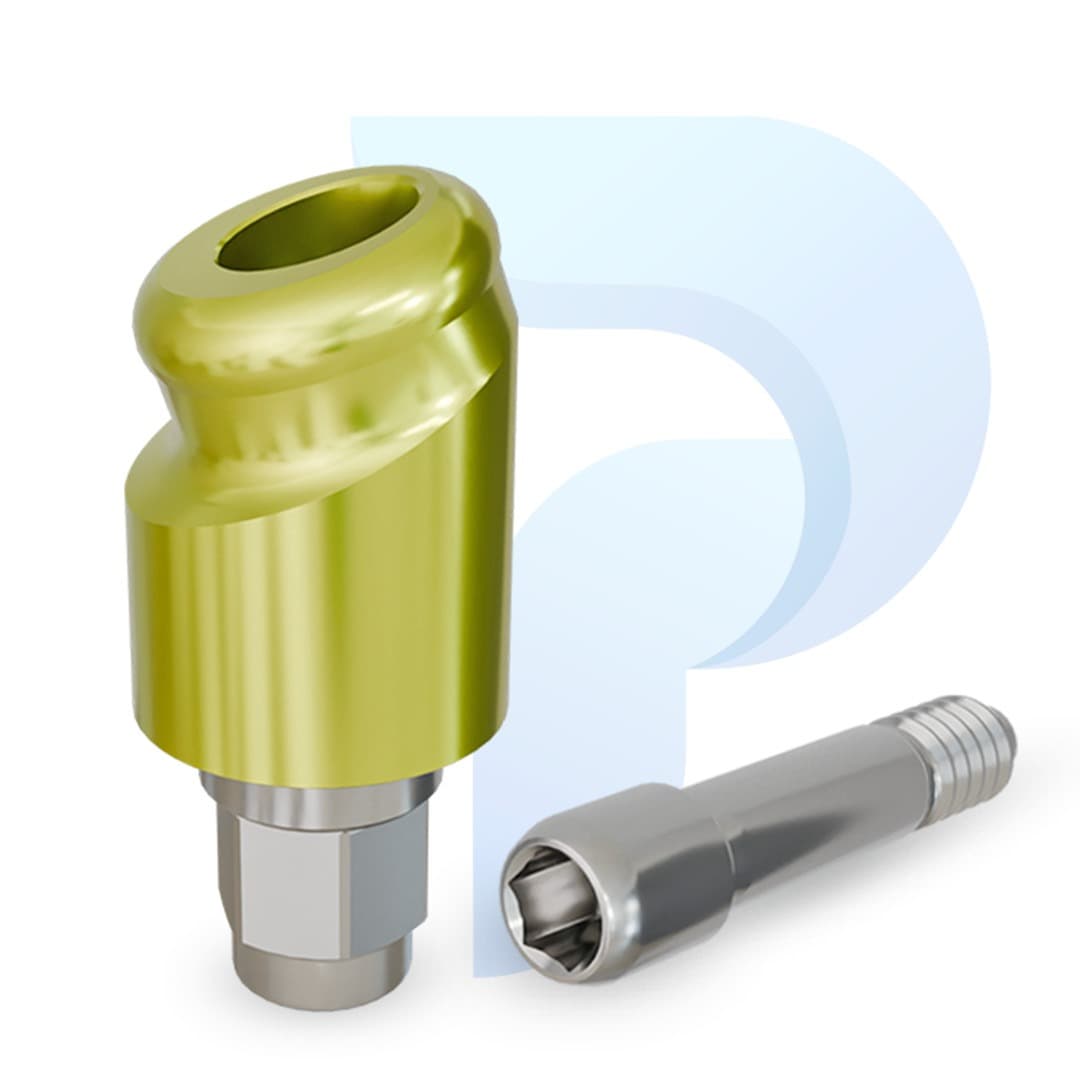 PreatLoc™ Biomet 3i Certain™-compatible 4.1mm 18° Angled Abutment 3mm