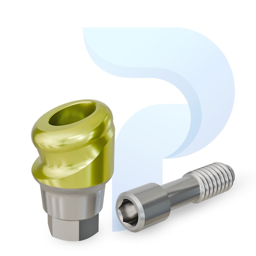 PreatLoc™ MegaGen AnyRidge™-compatible 18° Angled Abutment 1.5mm