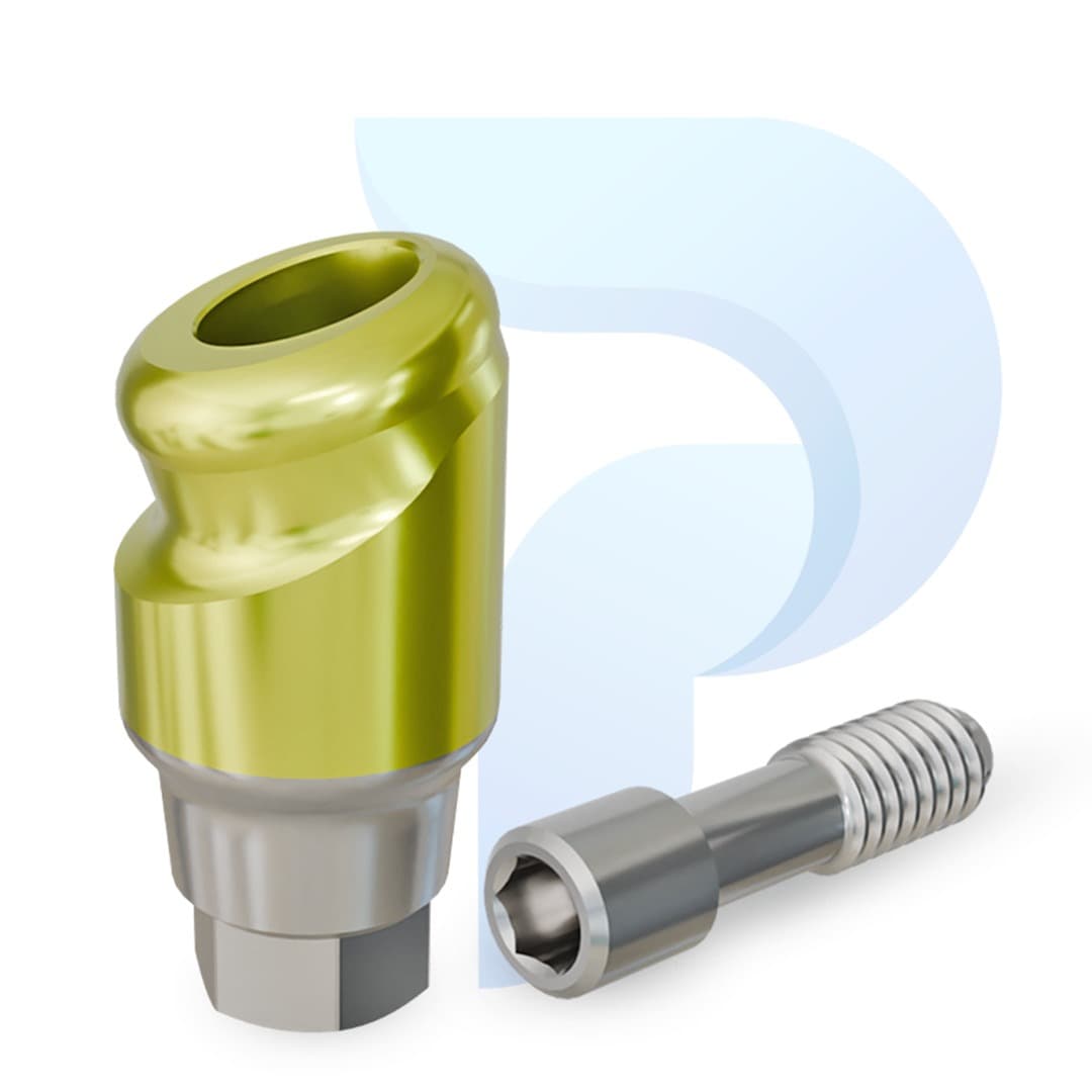 PreatLoc™ MegaGen AnyRidge™-compatible 18° Angled Abutment 3mm