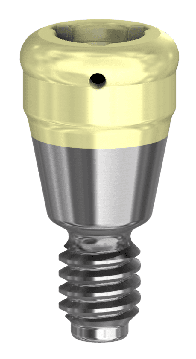 PreatLoc™ Hiossen™ ETIII-compatible Regular Abutment 1mm