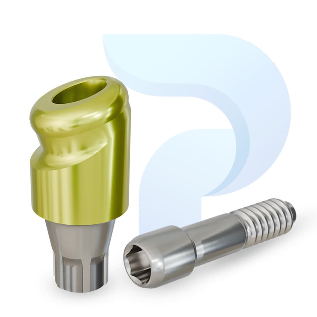 PreatLoc™ Astra™ EV-compatible 3.6mm 18° Angled Abutment 3mm