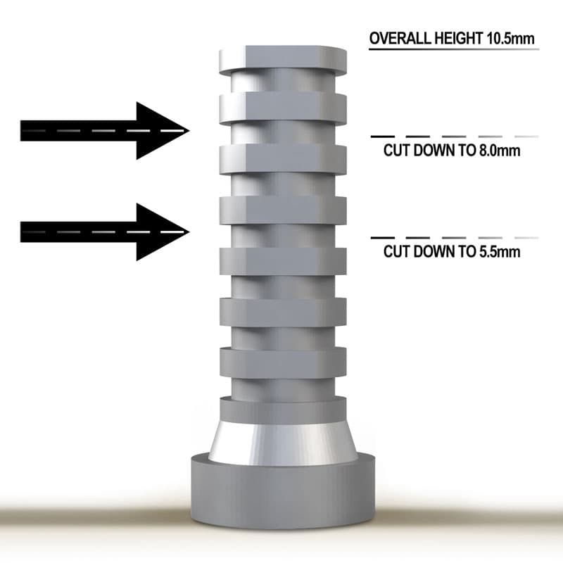 Straumann® BLX WB-compatible Verification Cylinder