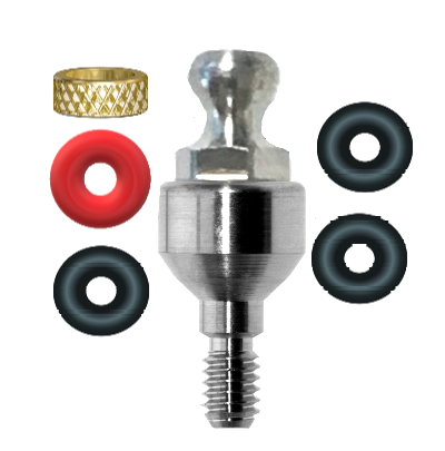 Complete O-Ring Abutment, dental implant abutments