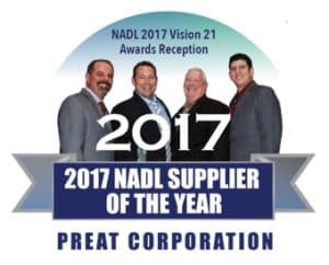 NADL SUpplier of the year 2017