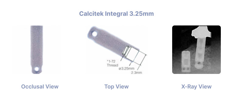 Calcitek Integral 3.25mm