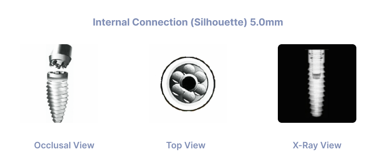 Internal connection (Silhouette) 5.0mm