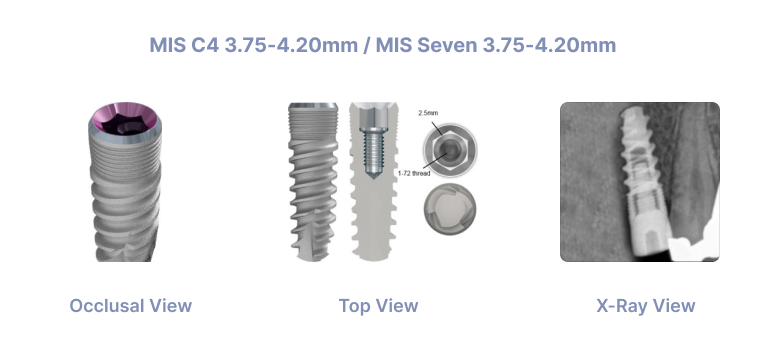 MIS C4 3.75 - 4.20mm MIS / Seven 3.75-4.20mm