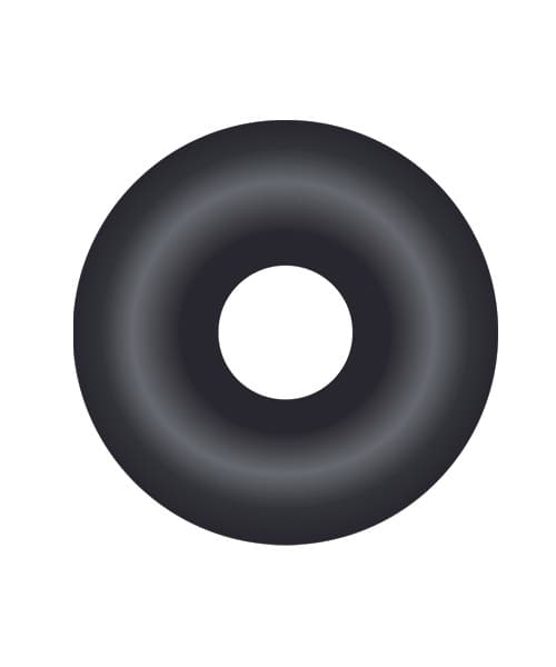 O-Ring Black Rings - Extra Large #5 (6-Pack)