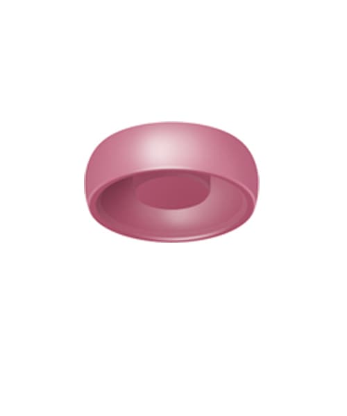 LOCATOR® Retention Insert Replacement - Male - Light Retention - 3.0 lbs - Pink - 4-Pack
