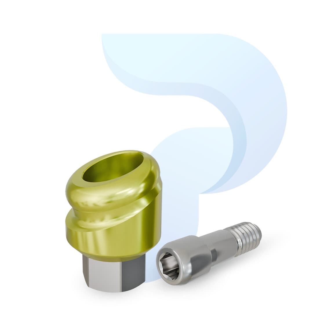 PreatLoc™ Zimmer™ TSV-compatible 3.5mm 18° Angled Abutment 1mm