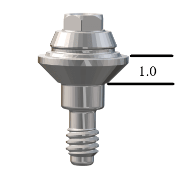 Zimmer® TSV-compatible 3.5mm Straight Multi-Unit Abutment
