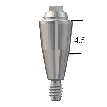 Astra®-compatible Lilac 4.5/5.0mm Straight Multi-Unit Abutment X 4.5mm