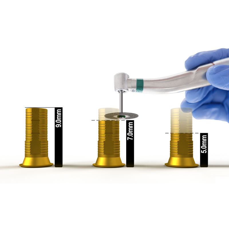 ASC NobelActive™/Conical-compatible NP Titanium Base