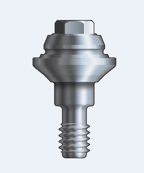 Neoss®-compatible 4.1mm Straight Multi-Unit Abutment X 1.0mm