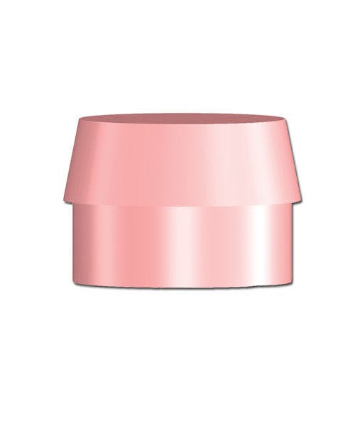 2.5mm Retention Caps--Pink (6-Pack)