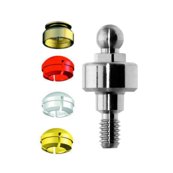 CliX Complete Ball Abutment Zimmer® TSV-compatible 4.5 X 2mm