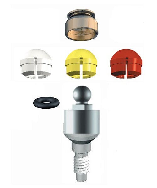 CliX Complete Ball Abutment Biomet 3i Certain®-compatible 4.1 X 2mm