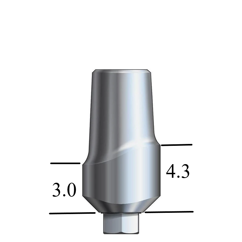 Zimmer® TSV 3.5mm Esthetic Abutment, Anterior - 15° / Anterior