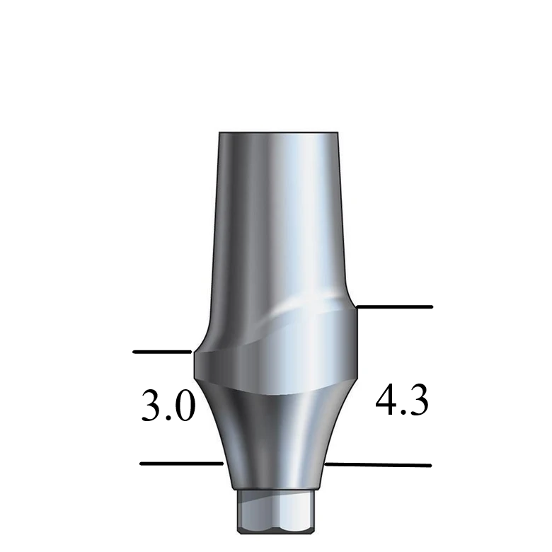 Nobel Biocare® Active/Conical NP Esthetic Abutment Straight, Anterior