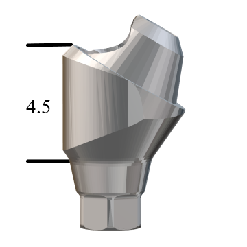 NobelActive™/Conical-compatible NP 30° Multi-Unit Abutment X 4.5mm
