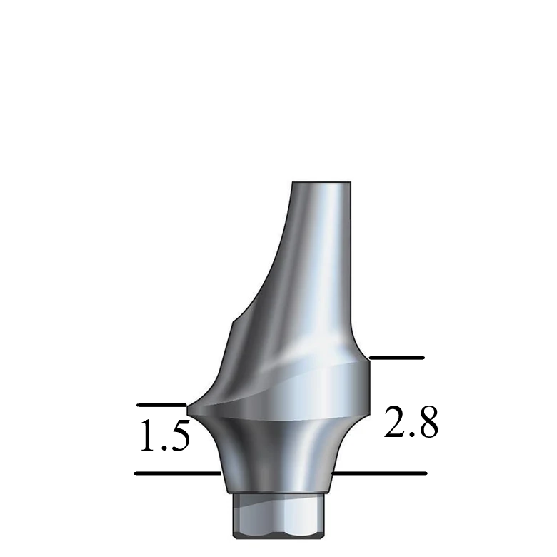 NobelActive™/Conical-compatible RP Esthetic Abutment 15° Angle, Posterior