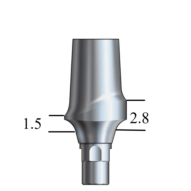 Straumann® BL RC-compatible Esthetic Abutment Straight, Posterior