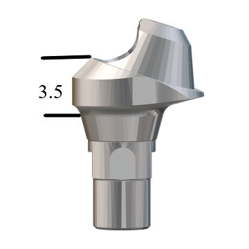 Straumann® Bone Level RC 17° Multi-Unit Abutment x 3.5mm