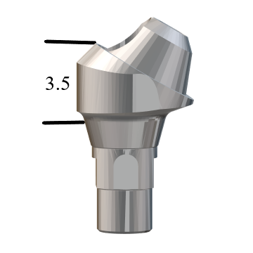 Straumann® BL RC-compatible 30° Multi-Unit Abutment x 3.5mm