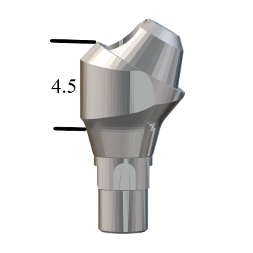 Straumann® BL RC-compatible 30° Multi-Unit Abutment x 4.5mm