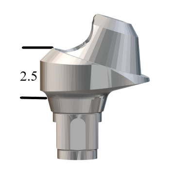 Straumann® Bone Level NC 17° Multi-Unit Abutment x 2.5mm