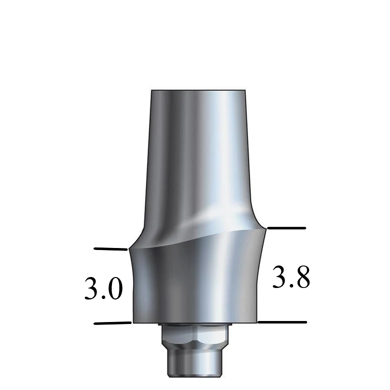Biomet 3i Certain®-compatible 5.0mm Esthetic Abutment Straight, Anterior