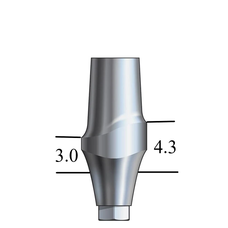 Astra® Lilac 4.5/5.0mm Esthetic Abutment Straight, Anterior